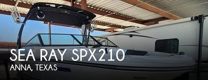 2016 Sea Ray SPX210