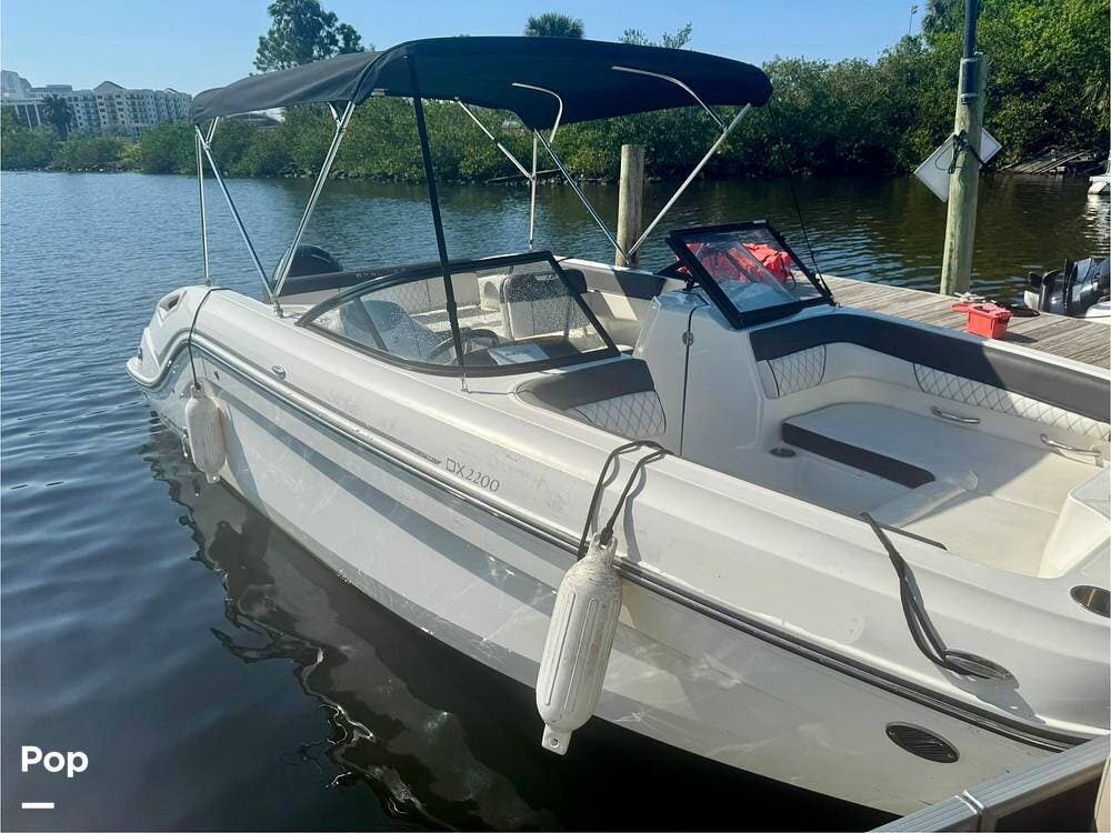 Email now about this Deck Boat - 2023 Bayliner DX2200! Slide #2