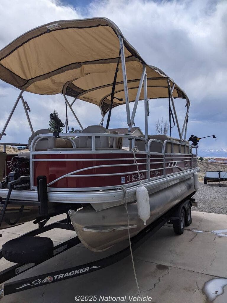 Email now about this Other Power Boats - 2021 Sun Tracker Fishing Barge! Slide #1