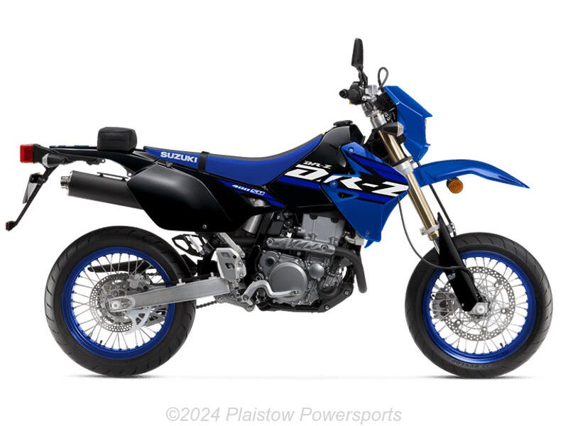 SUZUKI DRZ400SM純正シート 青ストラップ付き 1_45338_114215_8060270.jpg