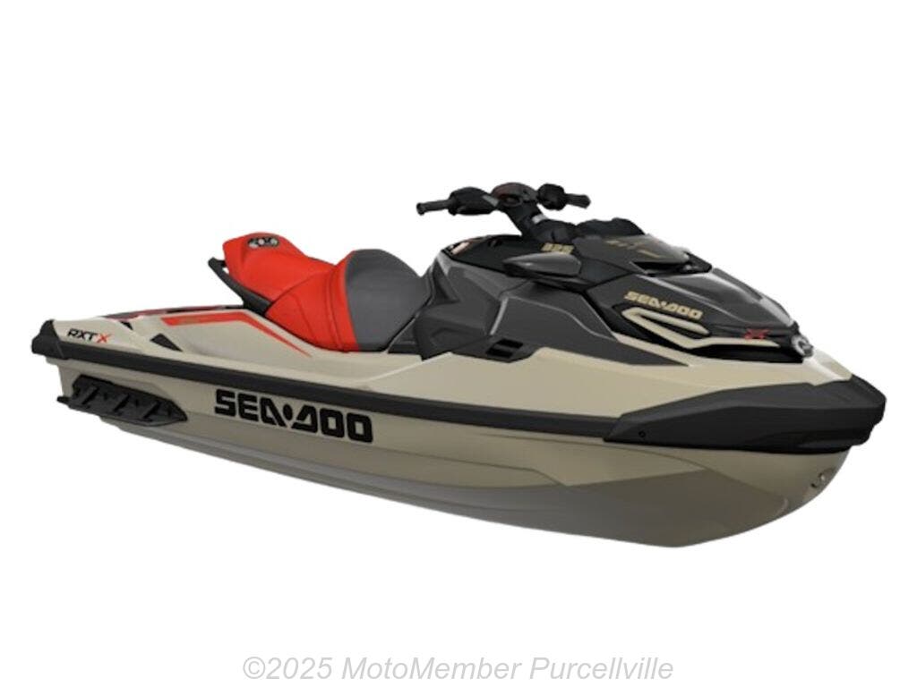 2025 Sea-Doo RXT-X 325 Metallic Tan / Lava Red Premium
