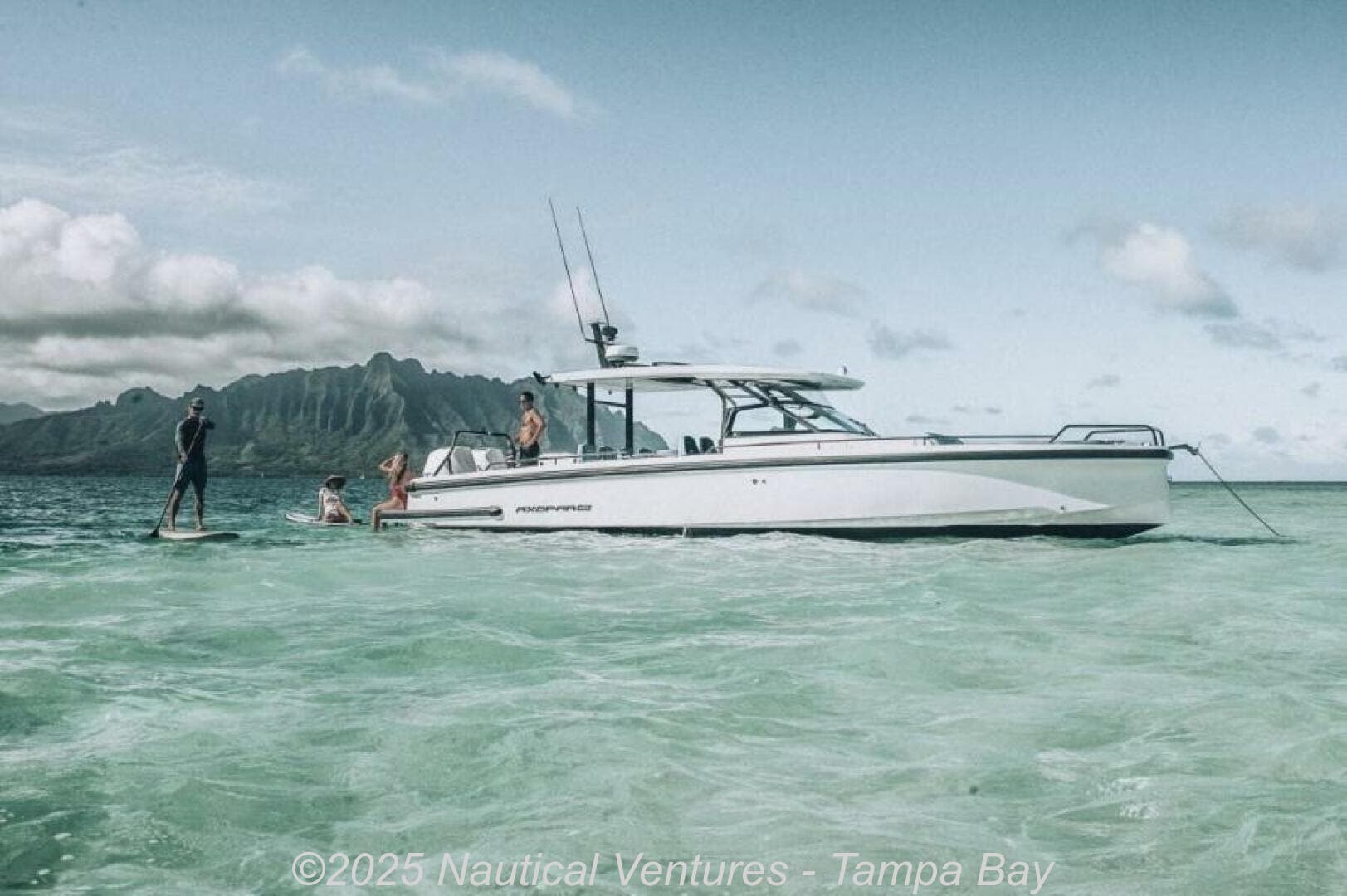 Email now about this Cruiser - 2026 Axopar 37 Sun Top! Slide #3