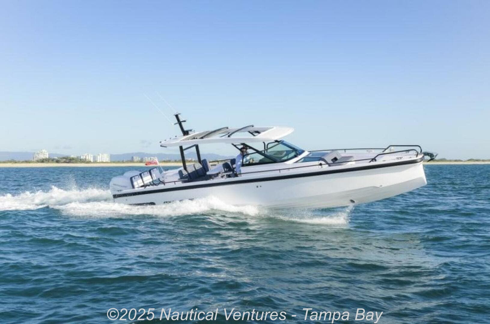 Email now about this Cruiser - 2026 Axopar 37 Sun Top! Slide #1