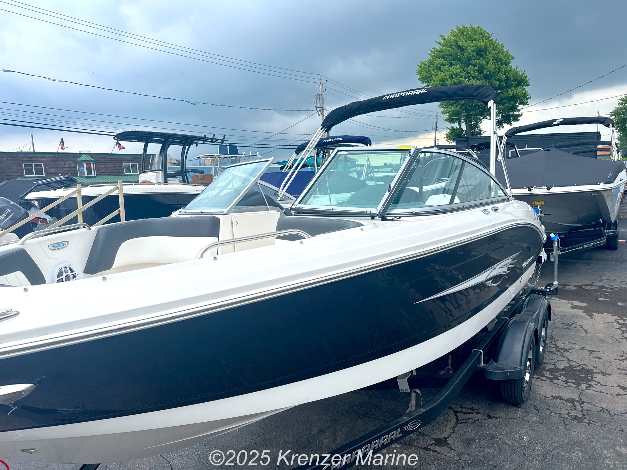 Email now about this Bowrider - 2024 Chaparral SSi OB 21 Ski and Fish! Slide #1